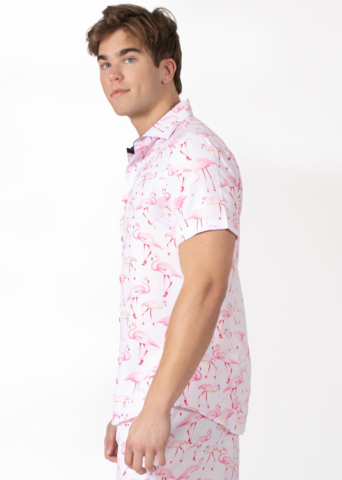 'Flamingo Dude' Short Sleeve Shirt