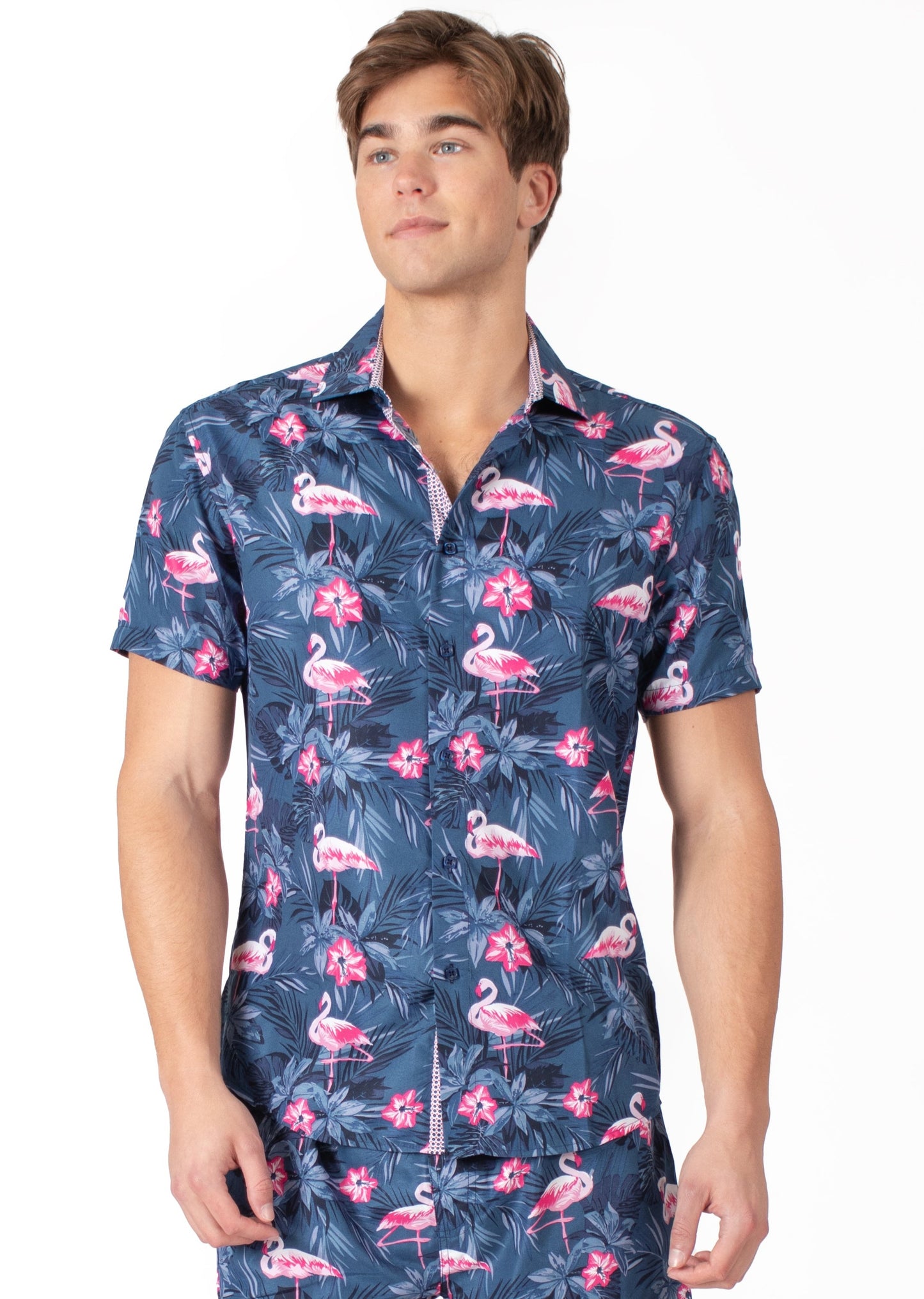 'Flamingo Fanatic' Short Sleeve Shirt
