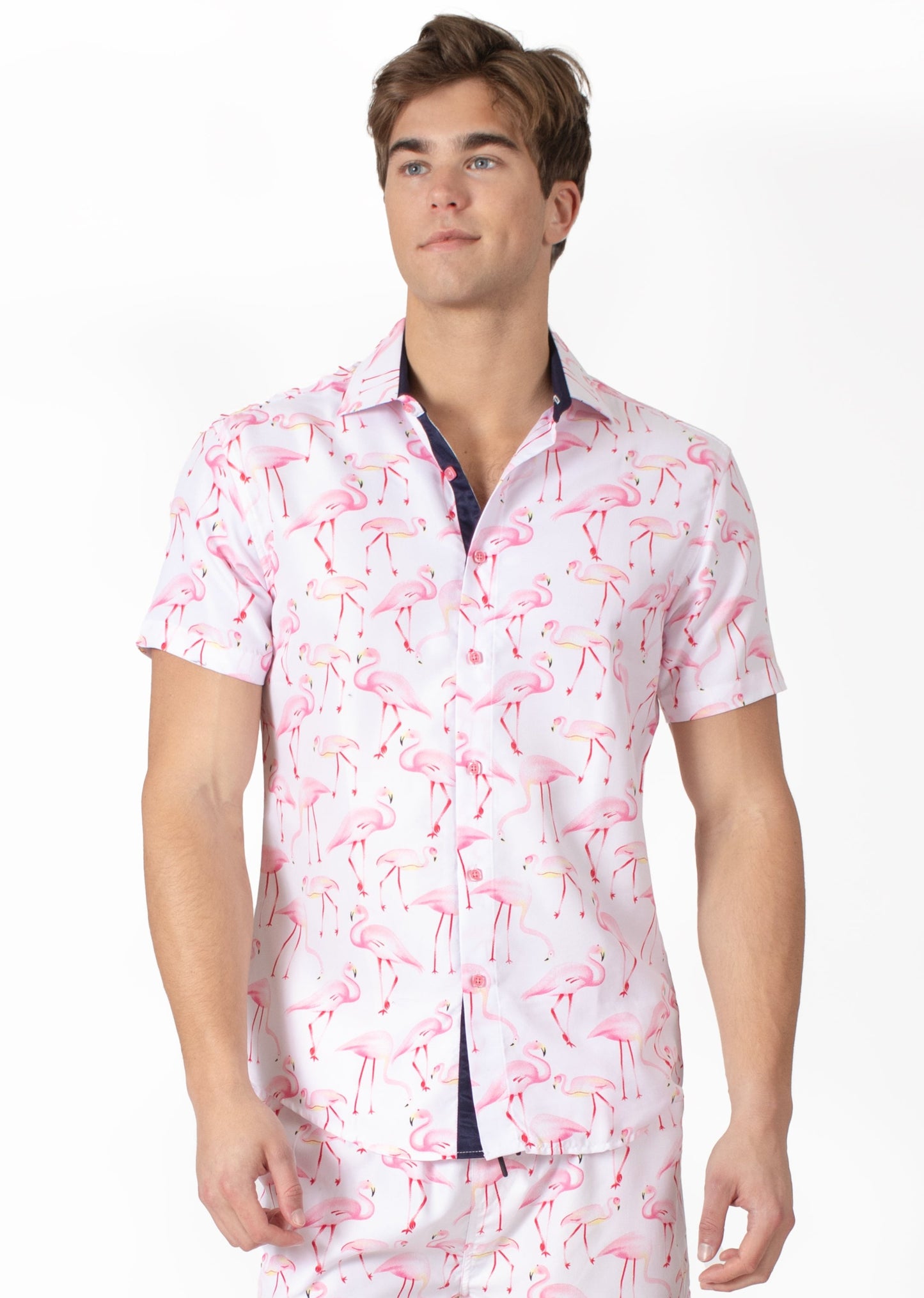 'Flamingo Dude' Short Sleeve Shirt