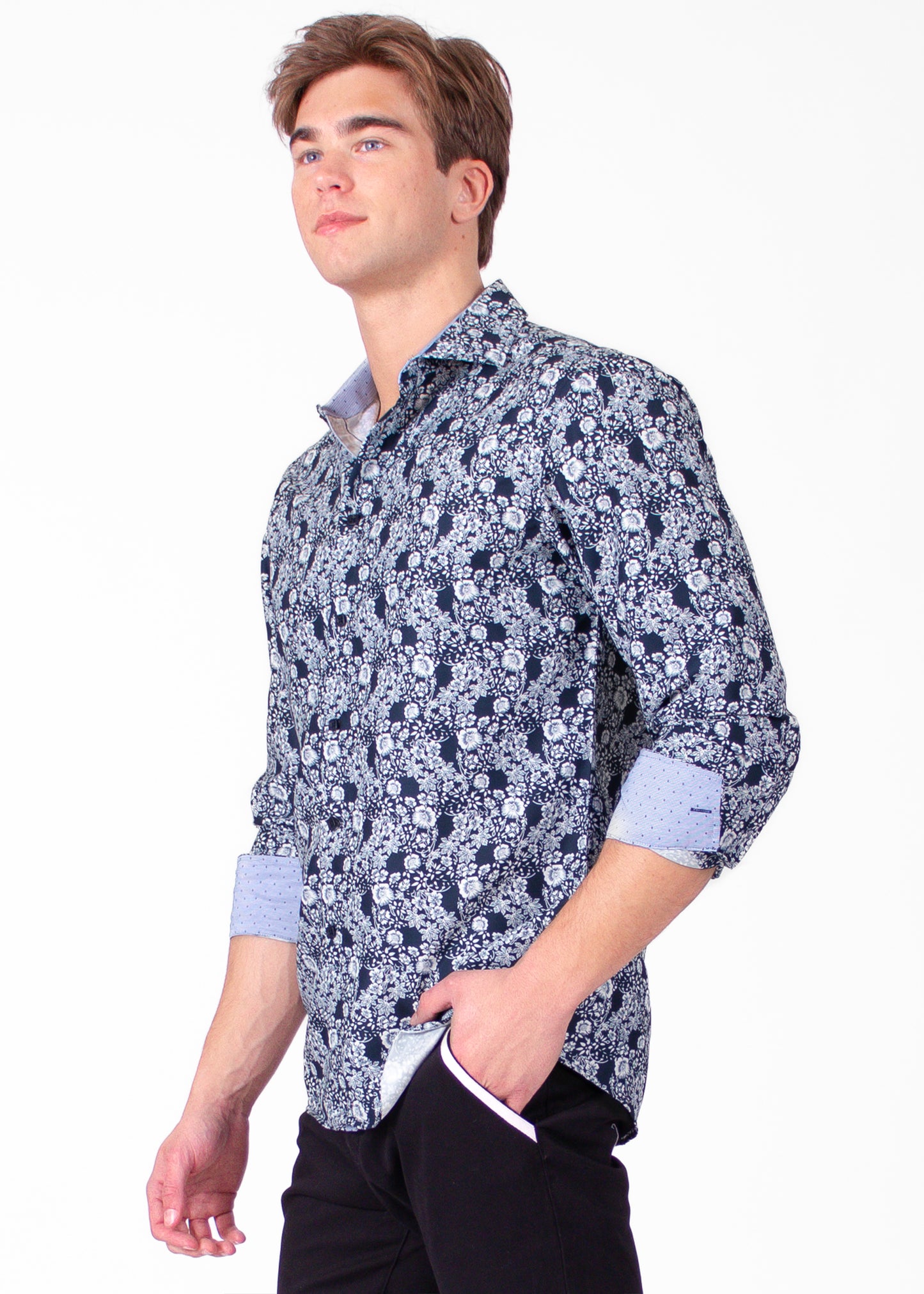 'Fiery Fabric' Long Sleeve Shirt