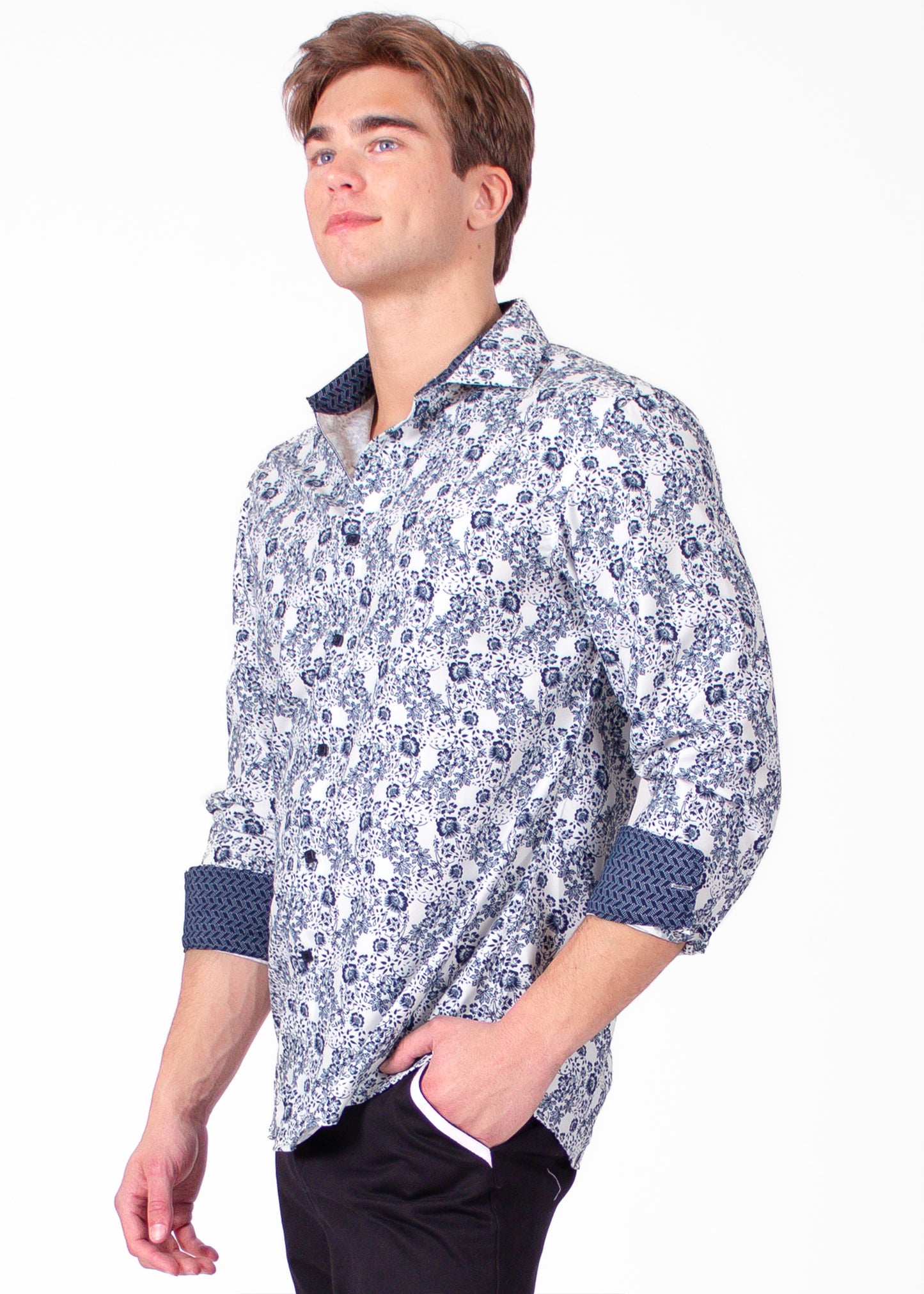 'Fiery Fabric' Long Sleeve Shirt