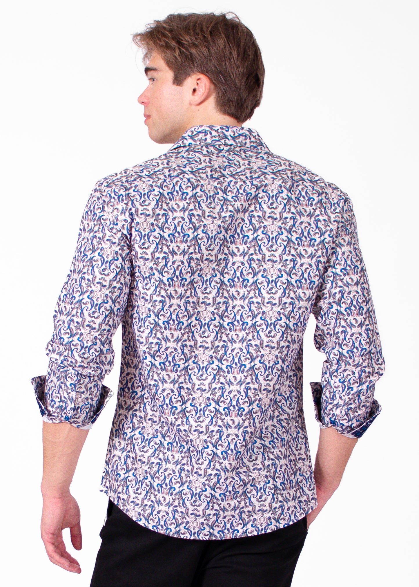 'Burning Floral' Long Sleeve Shirt