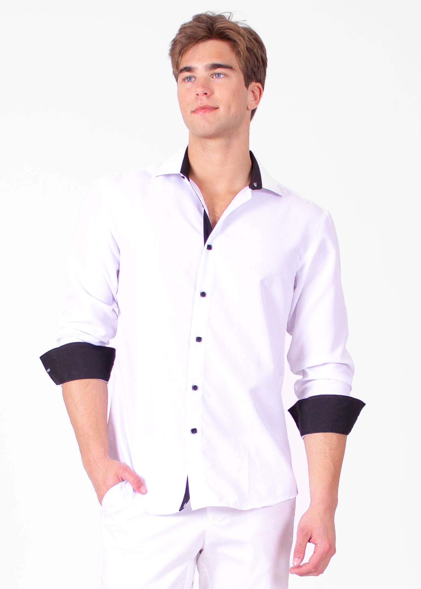 'Contrast Dreamy' Long Sleeve Shirt