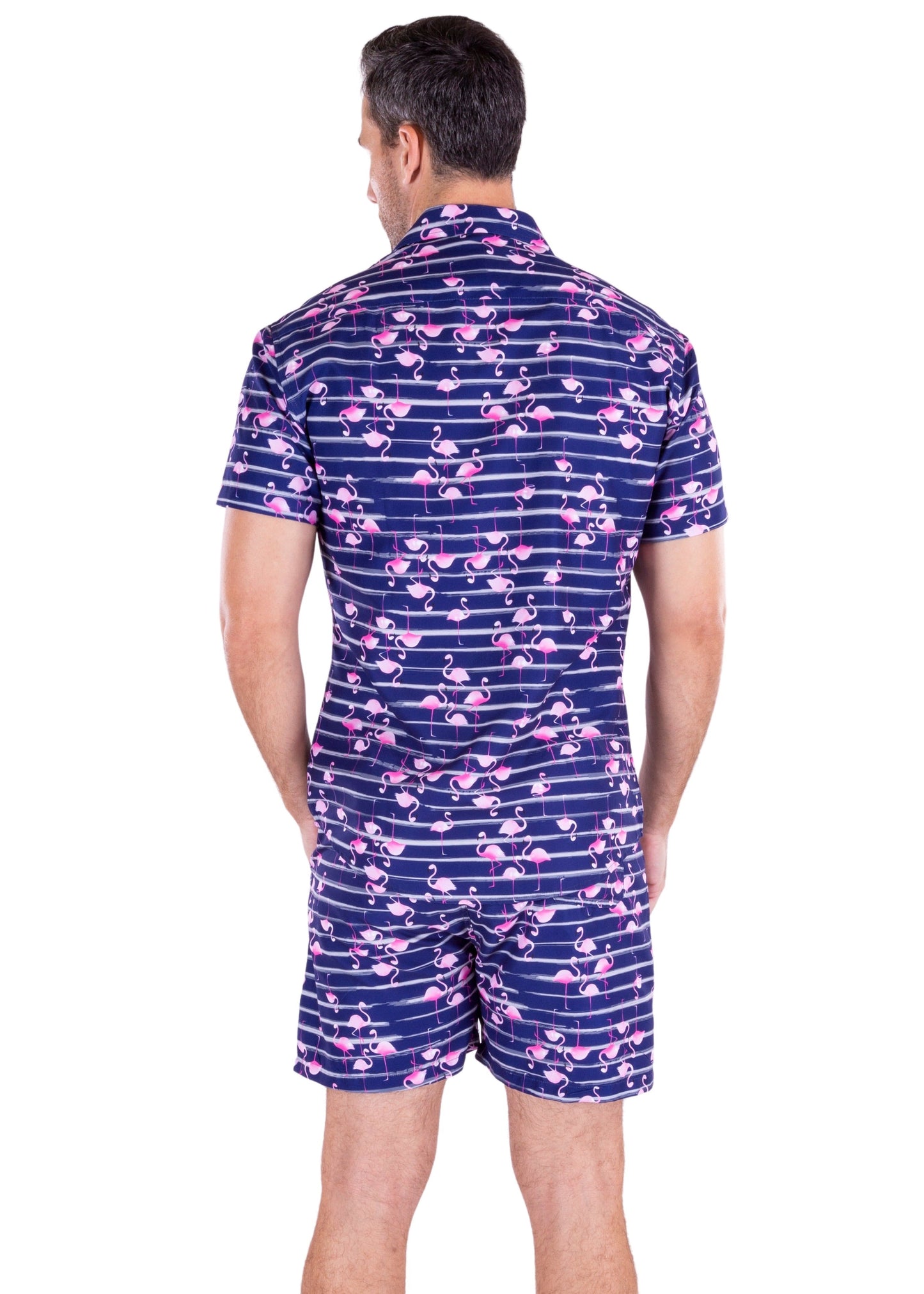 'Flamingle' Swim Shorts