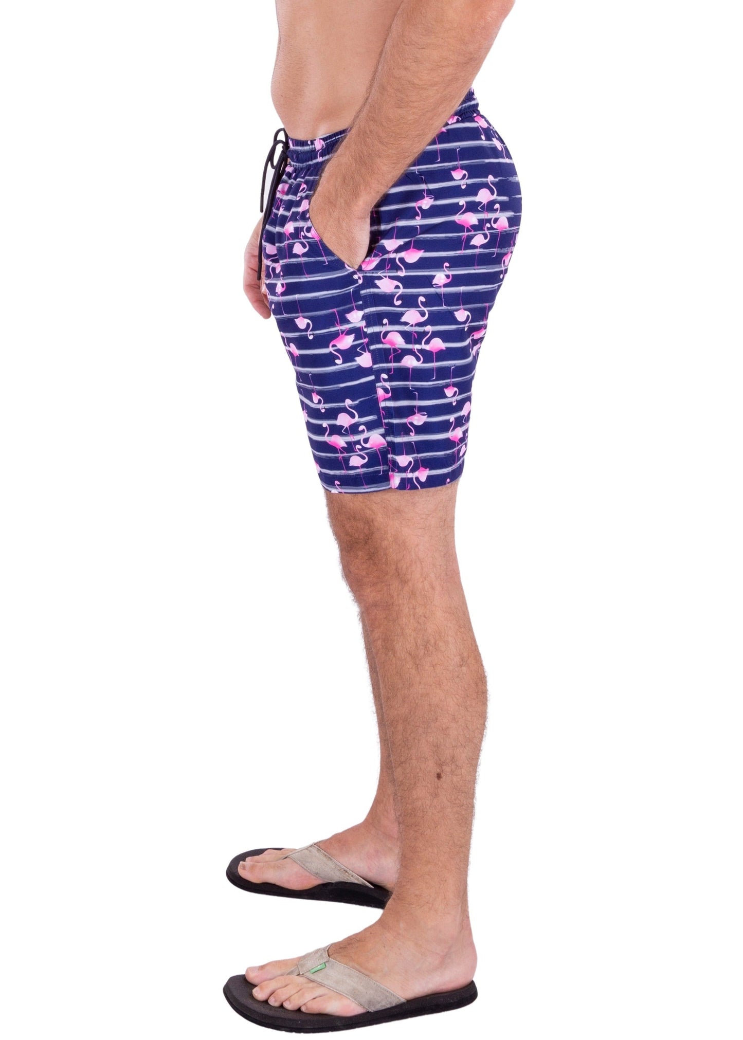 'Flamingle' Swim Shorts